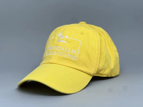 bone dad hat amarelo