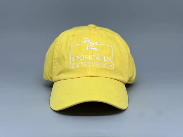 bone dad hat amarelo