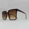 oculos designer animal print