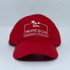 Bone estilo dad hat vermelho de frente