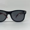 oculos superhero preto aste vermelha