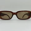 oculos old school marrom