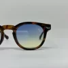 oculos tanned animal print lente azul