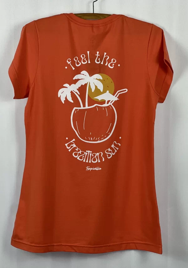 camiseta babylong coco laranja