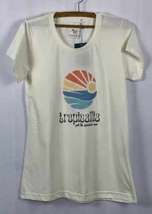 camiseta babylong sunset off-white