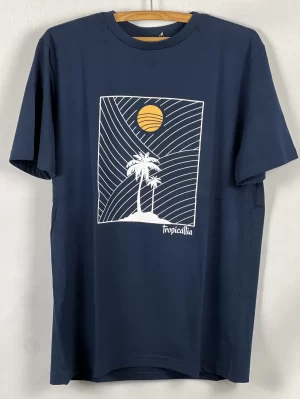 camiseta premium coqueiro azul