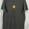 camiseta estonada coqueiro cinza com preto